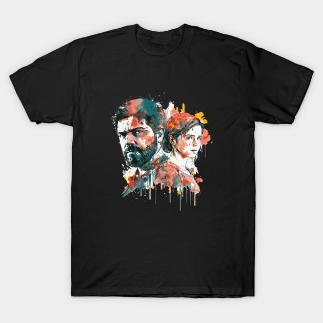 Joel and Ellie T-Shirt by vectrus